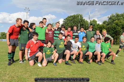 2015-06-20 Rugby Lyons Settimo Milanese 1722 Festa di fine stagione - Squadra